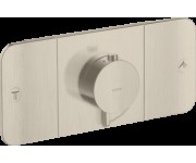 Терморегулятор AXOR ONE на 2 спойлери, PM, колір нікель AXOR  45712820