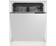 Посудомийна машина Beko вбудована, 15компл., D, 60см, 3й кошик, білий BEKO  BDIN25324