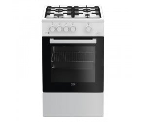 Плита Beko газова, 55л, 50x60см, білий BEKO  FSG52020FW