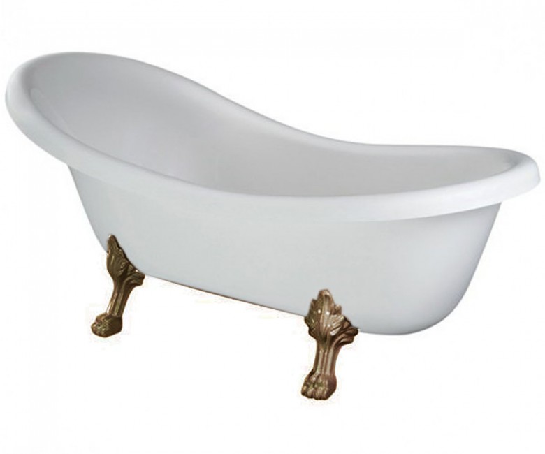 Акрилова ванна 160 см BESCO OTYLIA OTYLIA RETRO 160X77 N BRONZE OTYLIA RETRO 160X77 N BRONZE