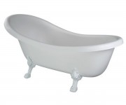 Окремо стояча ванна з ніжками 170 см BESCO OTYLIA OTYLIA RETRO 170X77 N WHITE