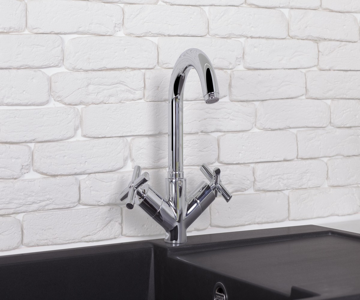 Смеситель для раковины  AMELIX LVBAML1101CRM:Фото 2