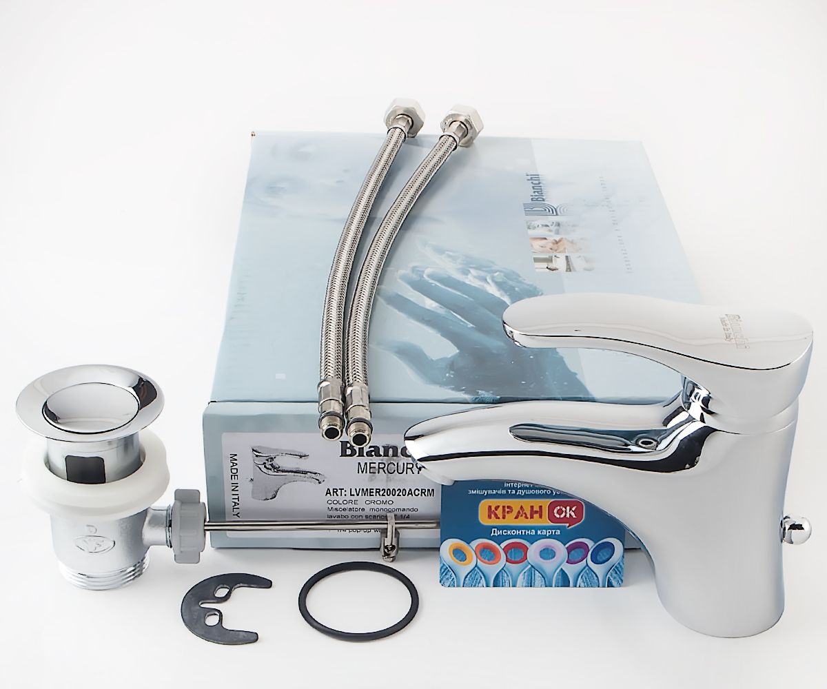 Смеситель для раковины  MERCURY LVBMER2002CRM:Фото 5