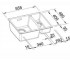 Кухонная мойка  SUBLINE 340/160-U 513791:Чертеж 