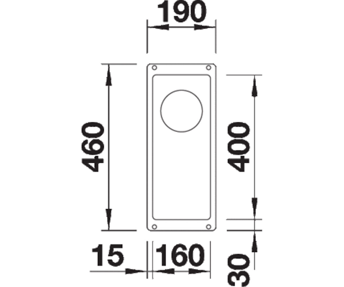 Мойка для кухни  SUBLINE 160-U 513951:Чертеж 