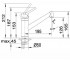 Смеситель для кухни  ACTIS 514980:Чертеж 