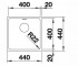 Кухонная мойка  ANDANO 400-U 518309:Чертеж 