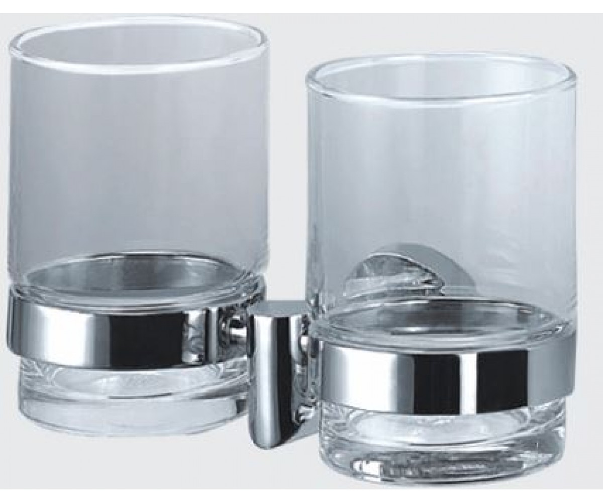 Подвійний склянку з держателем BLASK  TML-0142 TML-0142