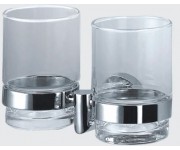 Подвійний склянку з держателем BLASK  TML-0142