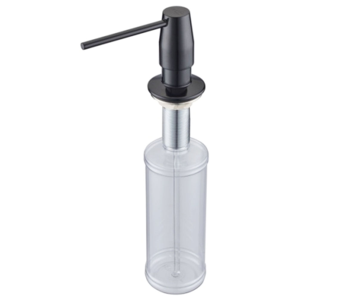 Дозатор для миючих BLUEWATER  DISPENSER ROUND BLACK POLISH DISPENSER ROUND BLACK POLISH