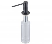 Дозатор для миючих BLUEWATER  DISPENSER ROUND BLACK POLISH