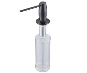 Дозатор для моющих DISPENSER ROUND BLACK POLISH