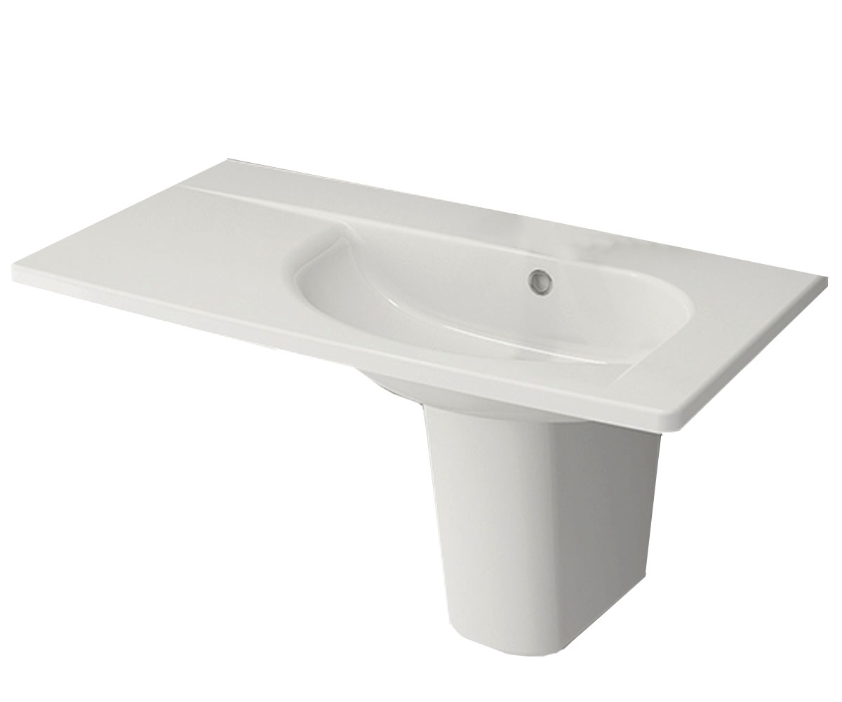 Раковина з крилом 85 см BOCCHI TAORMINA ARCH 1020-001-0126 1020-001-0126