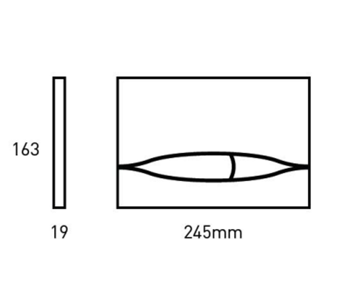 Механическая клавиша  METAURO P46-0028:Чертеж 