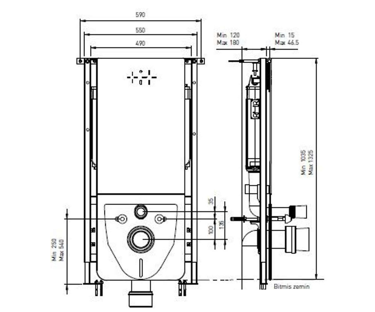 Целевая стеклянная панель  T02-2113S60:Чертеж 