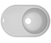 Мийка овальна BORGIO  OVM-770X500 WHITE