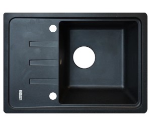 Мийка реверсивна BORGIO  PRC-620X435 BLACK