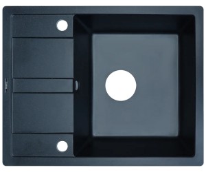Прямокутна мийка BORGIO  PRC-650X500 BLACK