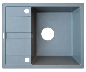 Прямокутна мийка BORGIO  PRC-650X500 GRAY METAL