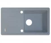 Мийка з крилом BORGIO  PRC-780X435 GRAY METAL