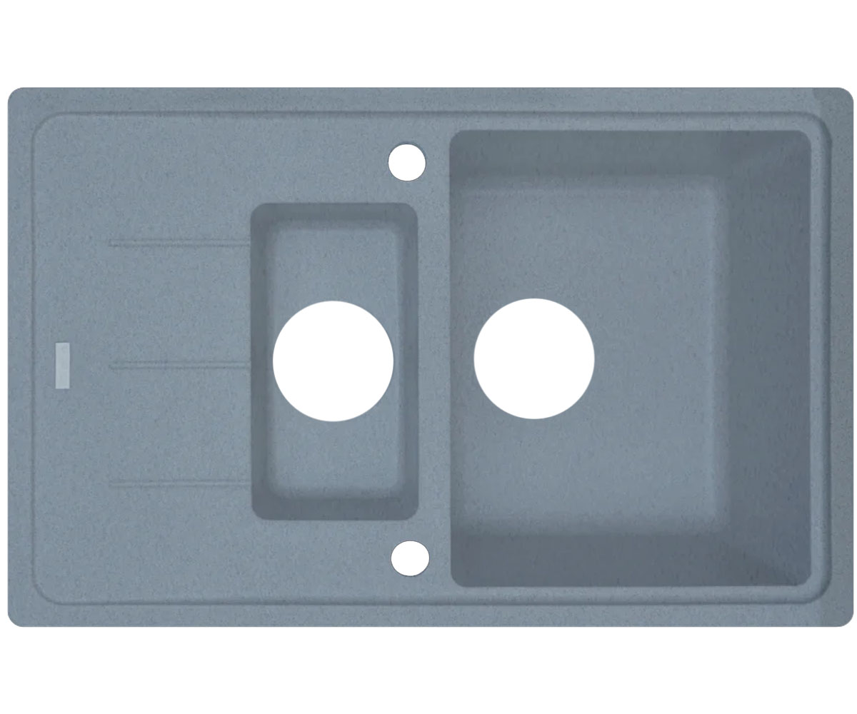 Мийка на півтори чаші BORGIO  PRFC-780X500 GRAY METAL PRFC-780X500 GRAY METAL