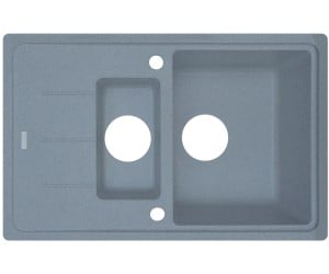 Мийка на півтори чаші BORGIO  PRFC-780X500 GRAY METAL