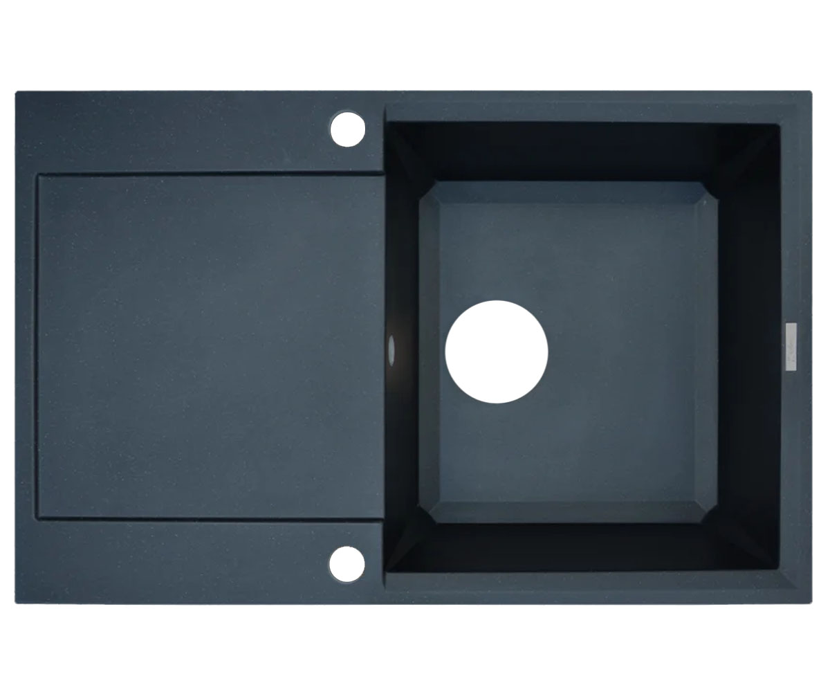 Мийка з крилом BORGIO  PRH-790X500 BLACK PRH-790X500 BLACK