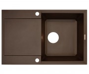 Мийка з крилом BORGIO  PRH-790X500 BROWN