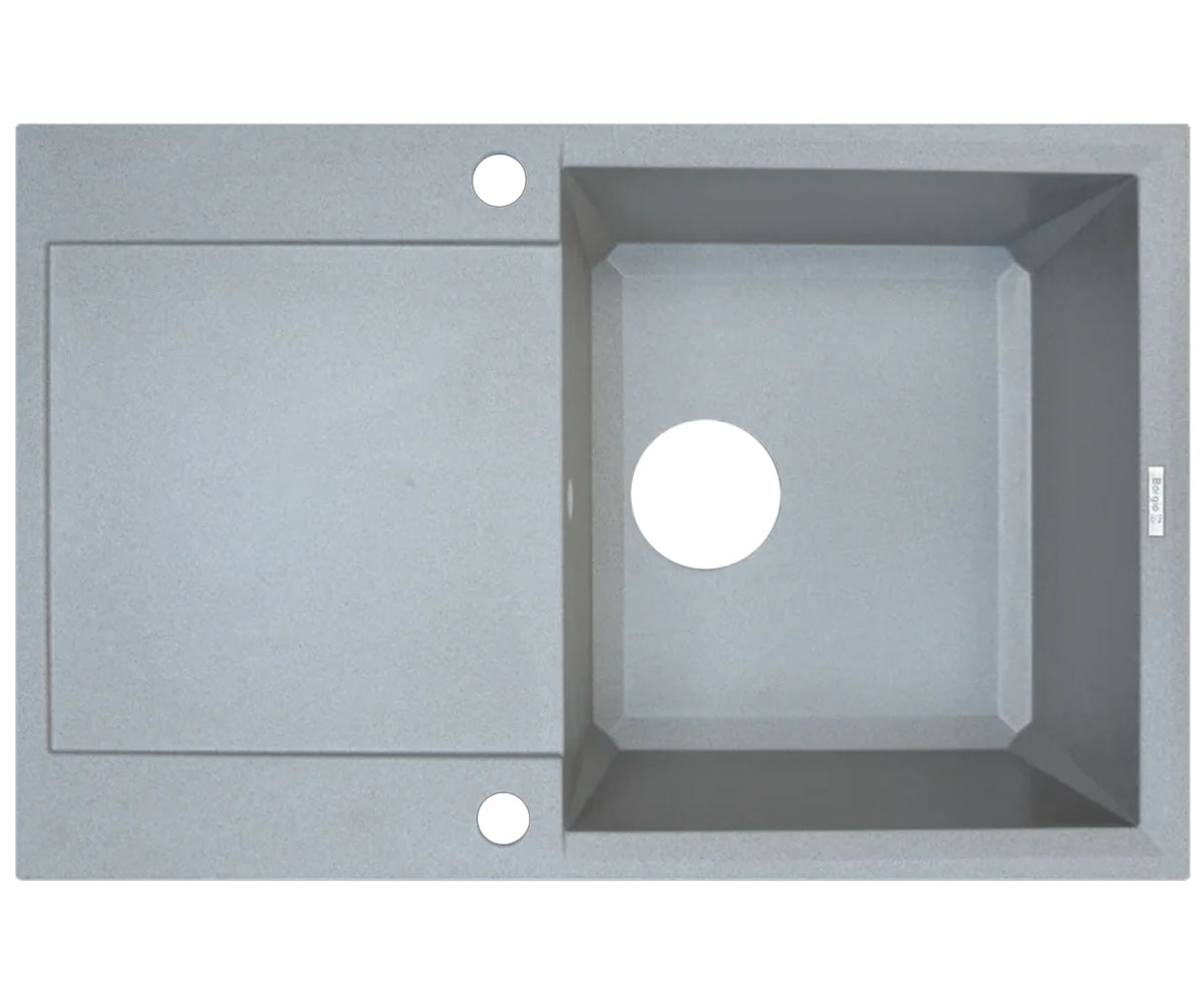 Мийка з крилом BORGIO  PRH-790X500 GRAY STONE PRH-790X500 GRAY STONE