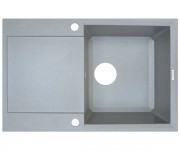 Мийка з крилом BORGIO  PRH-790X500 GRAY STONE