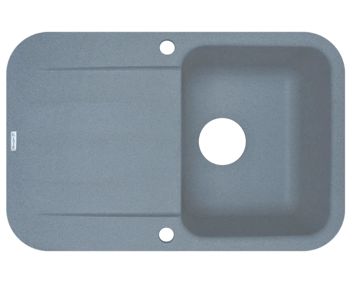 Прямокутна мийка BORGIO  PRO-780X500 GRAY METAL PRO-780X500 GRAY METAL