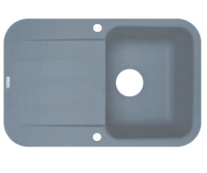 Прямокутна мийка BORGIO  PRO-780X500 GRAY METAL