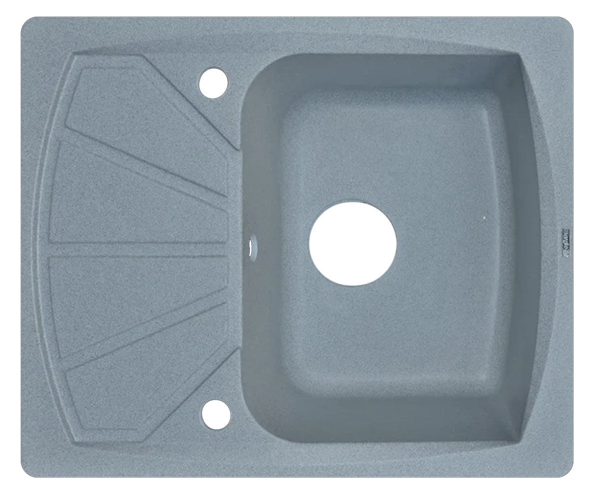 Мийка з крилом BORGIO  PRT-610X500 GRAY METAL PRT-610X500 GRAY METAL