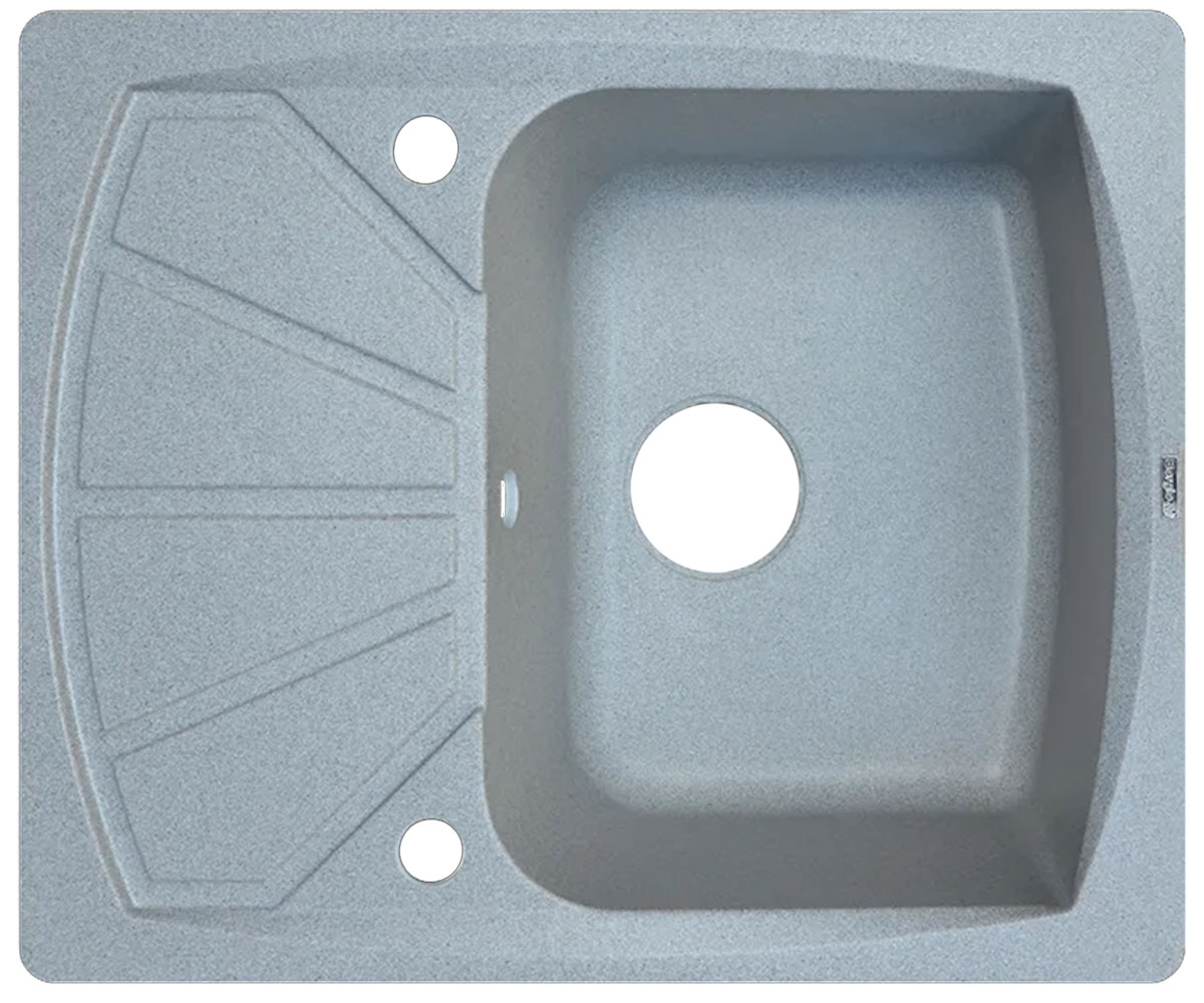 Мийка з крилом BORGIO  PRT-610X500 GRAY STONE PRT-610X500 GRAY STONE