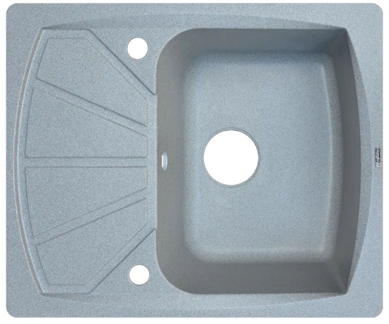 Мийка з крилом BORGIO  PRT-610X500 GRAY STONE PRT-610X500 GRAY STONE