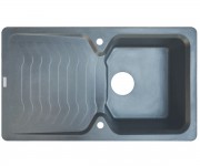 Мийка для кухні BORGIO  PRT-860X500 GRAY METAL