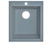 Мийка на стільницю BORGIO  Q-410X500 GRAY METAL