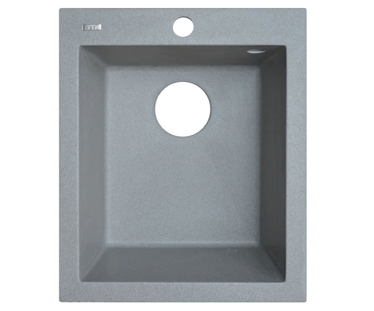 Мийка на стільницю BORGIO  Q-410X500 GRAY STONE Q-410X500 GRAY STONE