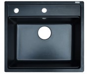 Мийка прямокутна BORGIO  Q-570X510 BLACK