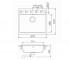 Мойка прямоугольная  Q-570X510 SANDY:Чертеж 