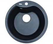 Мийка кругла BORGIO  ROC-490 BLACK