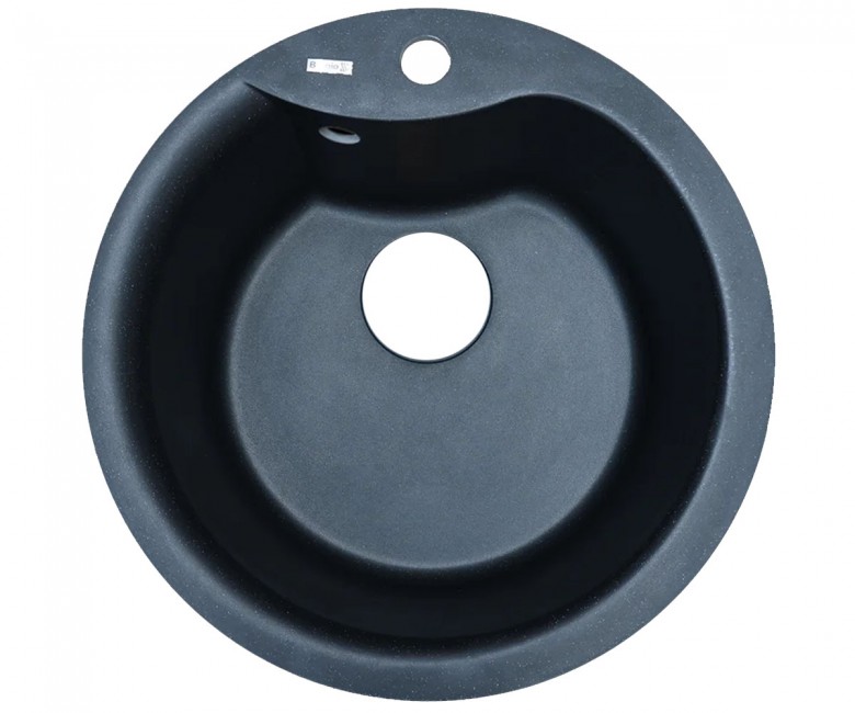 Мийка кругла BORGIO  ROC-490 BLACK ROC-490 BLACK