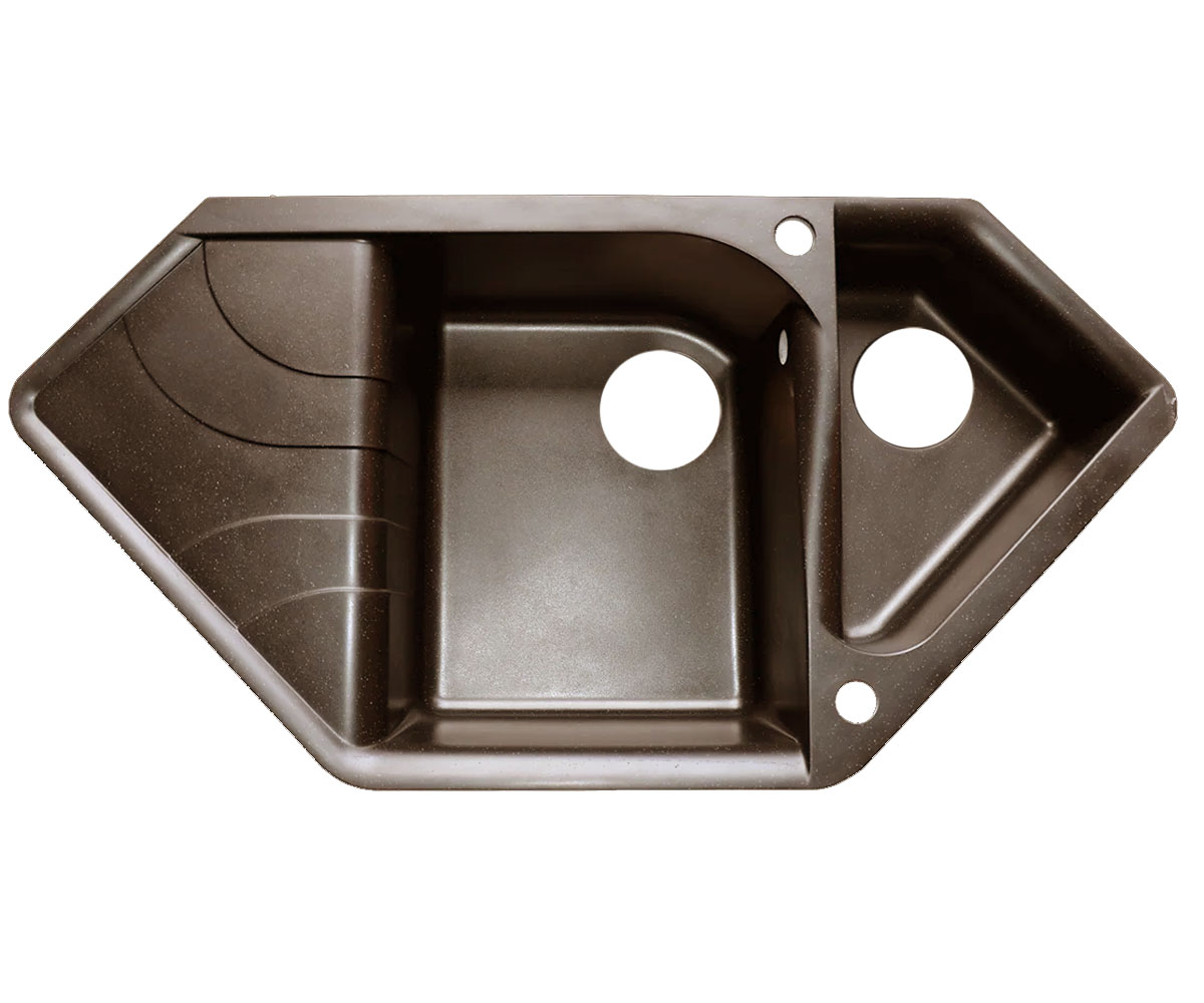 Мийка кутова BORGIO  TRZ-1000X500 BROWN TRZ-1000X500 BROWN