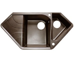 Мойка угловая BORGIO  TRZ-1000X500 BROWN