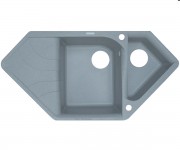 Мийка кутова BORGIO  TRZ-1000X500 GRAY METAL