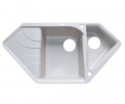 Мийка кутова BORGIO  TRZ-1000X500 PEARL