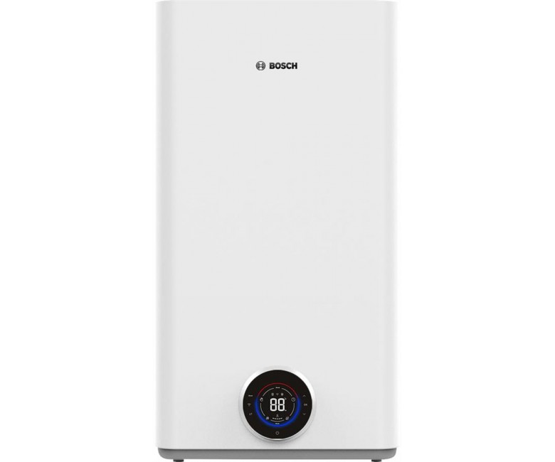 Водонагрівач електр. BOSCH плаский слім Tronic 5500iT, 50л, 1.5квт, ун. монтаж, електр. кер-ння, Wi-Fi, B, білий BOSCH  7736507300 7736507300
