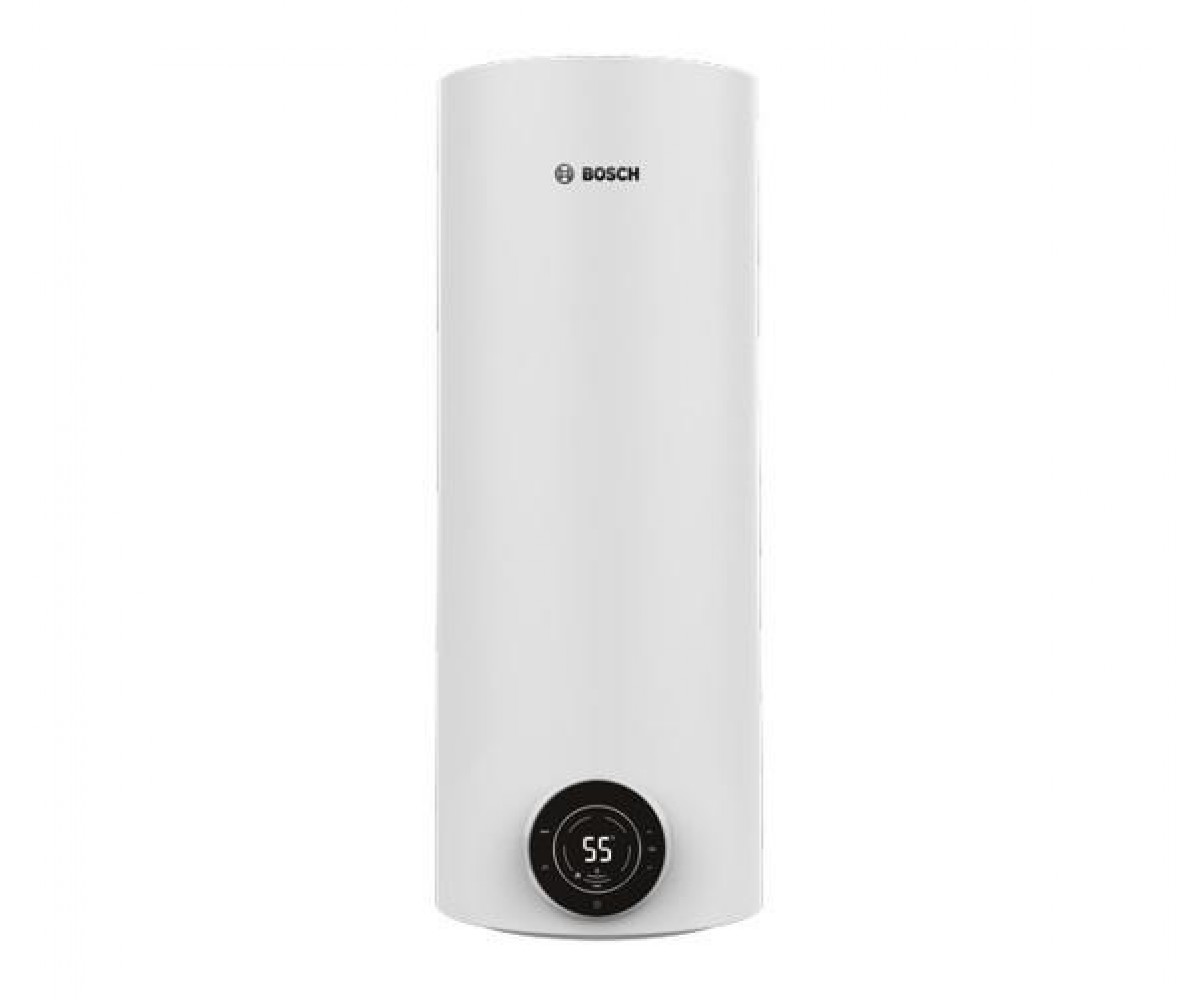 Водонагрівач електр. BOSCH круглий Tronic 4000T, 50л, 1,5кВт, сухий тен, вертикальний монтаж, електр. кер-ння, B, білий BOSCH  7736507576 7736507576
