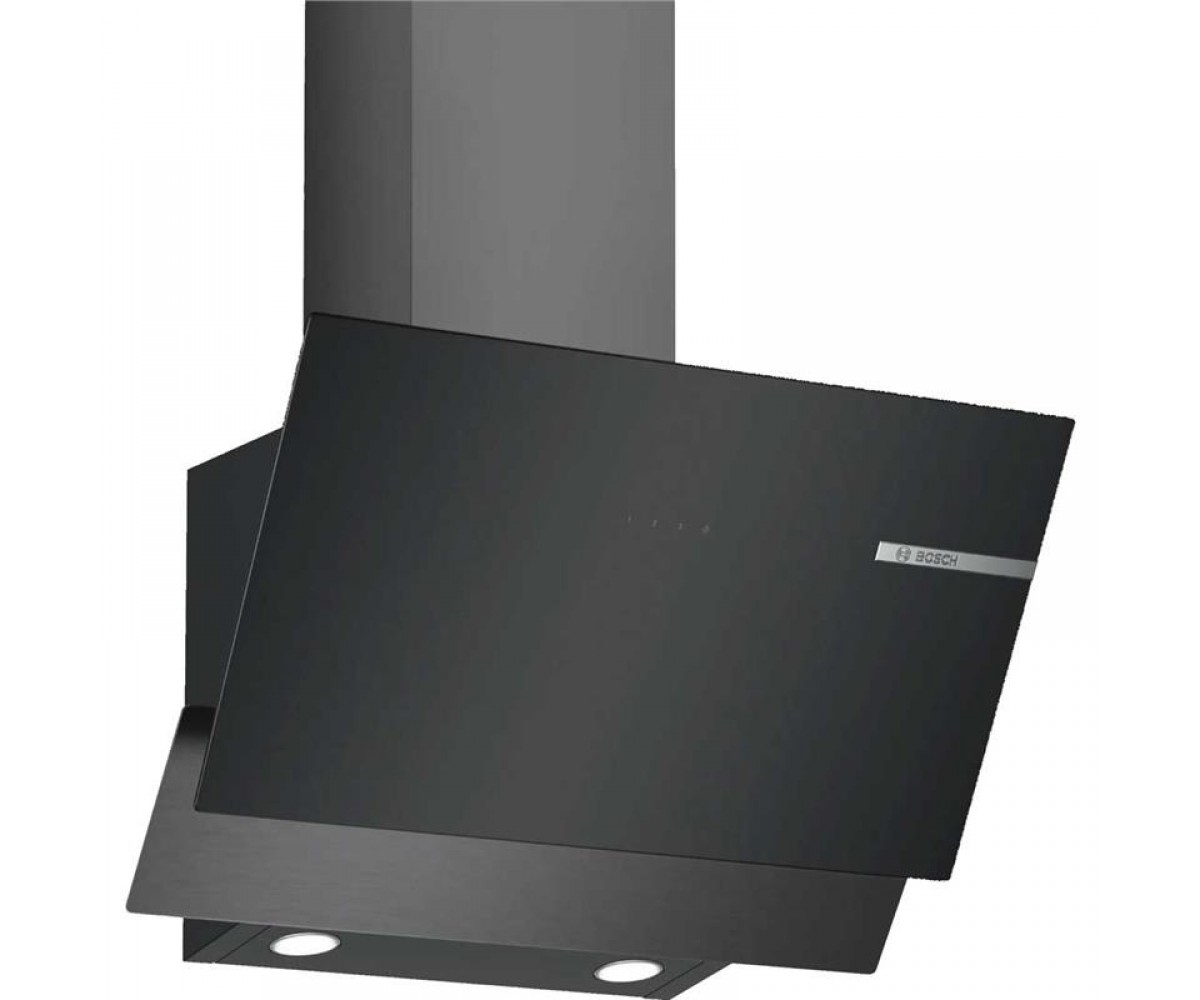 Витяжка Bosch похила, 60см, 616 м.куб/год, чорний BOSCH  DWK65AD30R DWK65AD30R