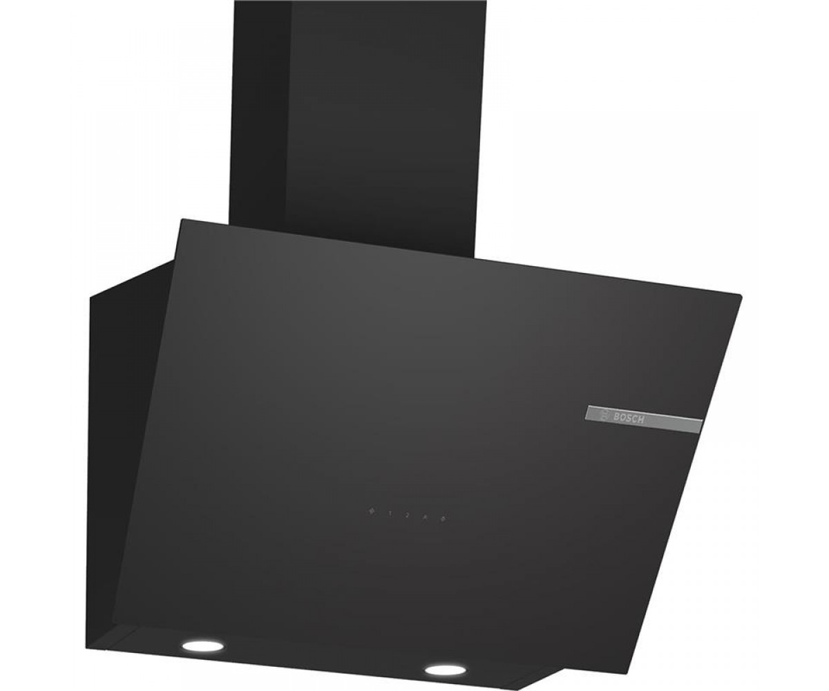 Витяжка Bosch похила, 60см, 649м.куб/год, чорний BOSCH  DWK66PJ60T DWK66PJ60T